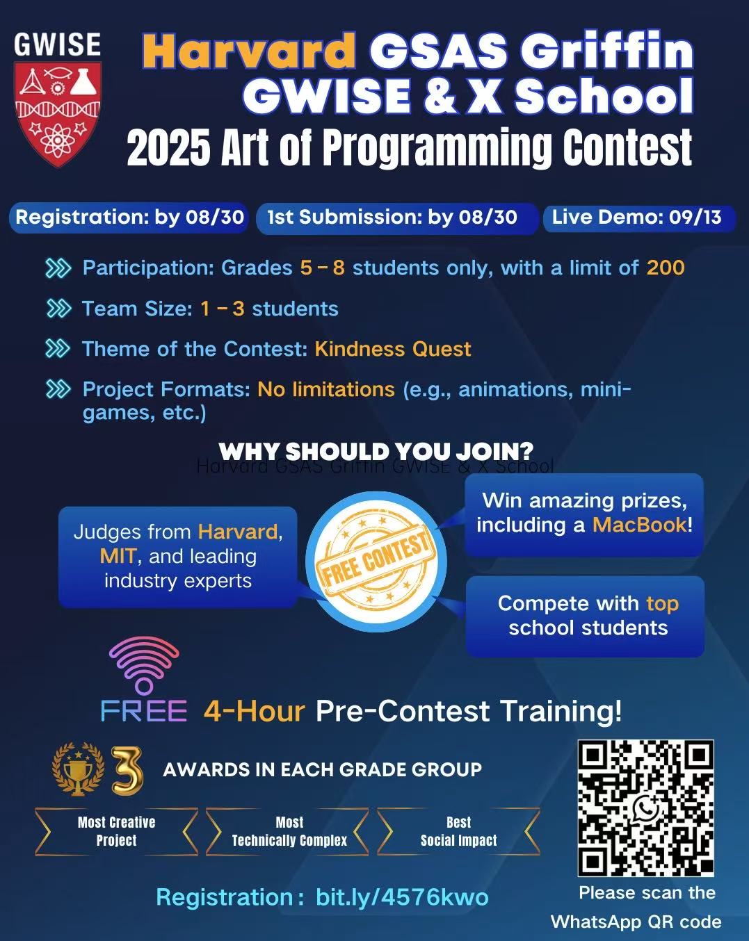 Poster with event details on it